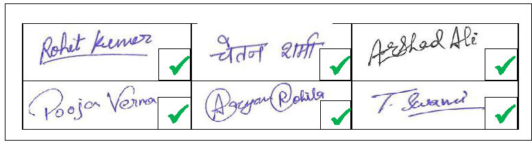 Signature Accept